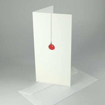 20 Weihnachtskarten mit Umschlag: Minimaleinsatz
