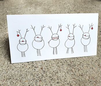 10 cartes de Noël recyclées : Rudolf et ses amis