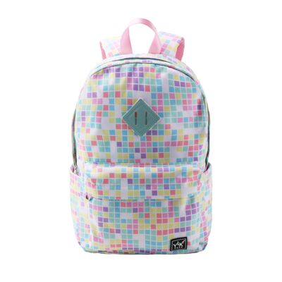 YLX Finch Backpack | Blocks Pastel