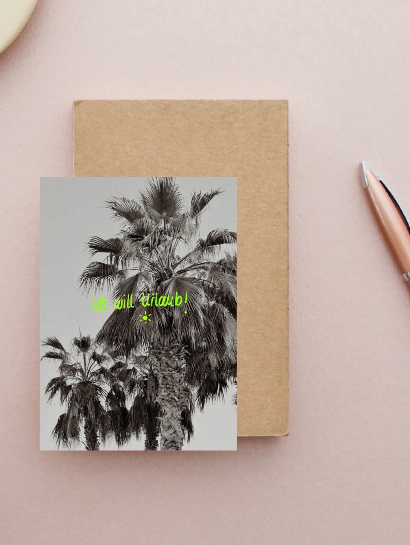 Postcard *I want a vacation*