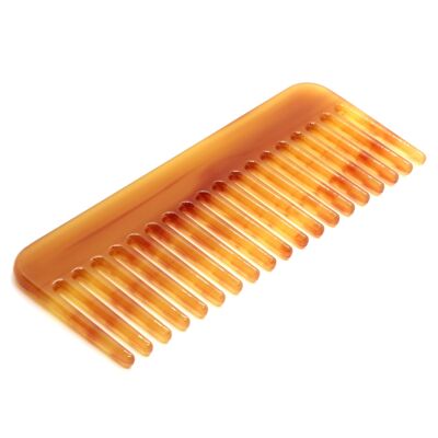 Amber comb in cellulose acetate