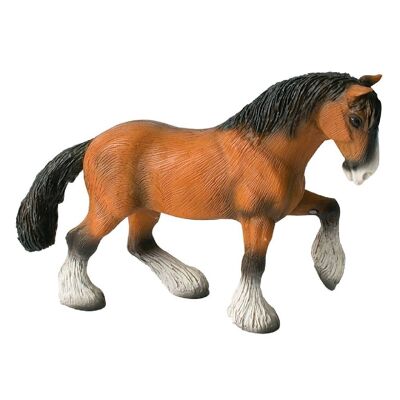 Figurina di animali castrone Shire Horse