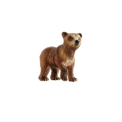 Figurina di animale giovane orso bruno