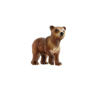 Figurina di animale giovane orso bruno