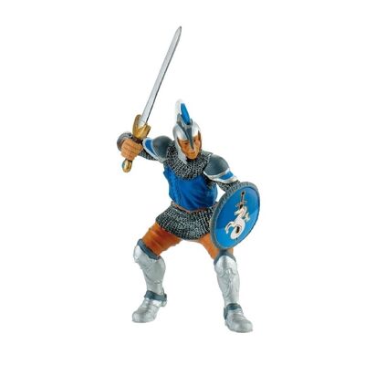 Blue Swordsman Figurine