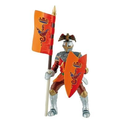 Figurine Chevalier de tournoi rouge