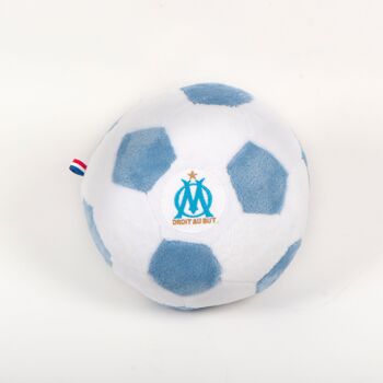 Ballon peluche Olympique de Marseille (OM - foot - sport - jouet - enfant) 2