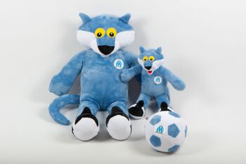 Ballon peluche Olympique de Marseille (OM - foot - sport - jouet - enfant) 3