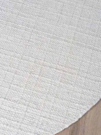 Tapis Cross Naturel – Rond ø200 cm 4