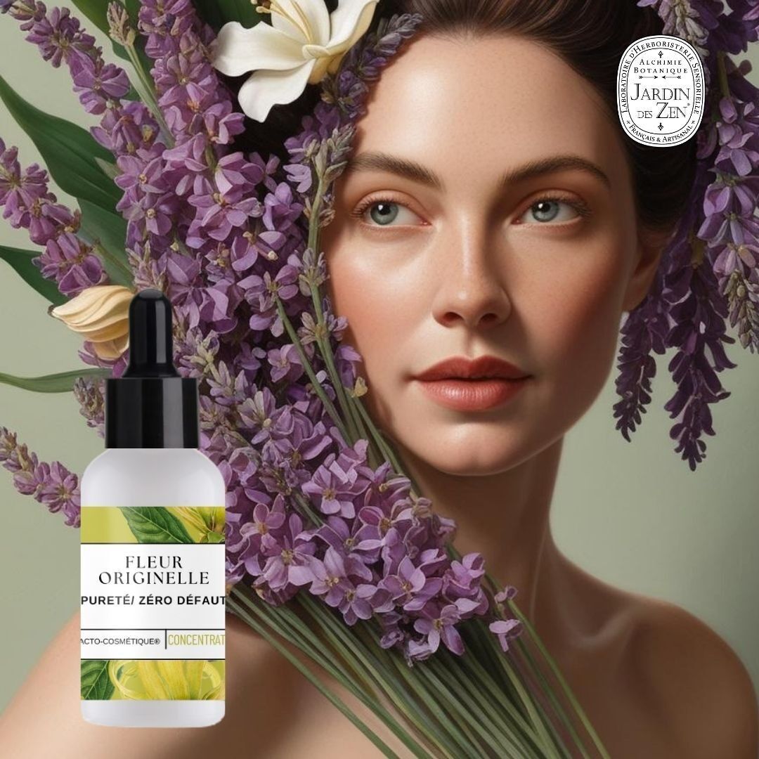 FLOR ORIGINAL - Tratamiento Facial PURETE - Cuidado olfato-cosmético 5 en 1 - 1º tratamiento multifuncional Olfato-Activo - Vegano