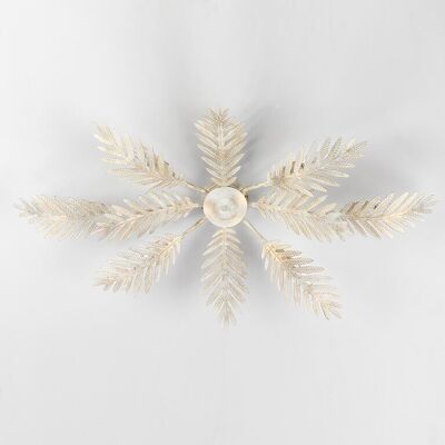 Felce Ivorio oval ceiling light