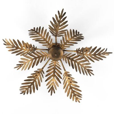 5-light Felce Bronze ceiling light