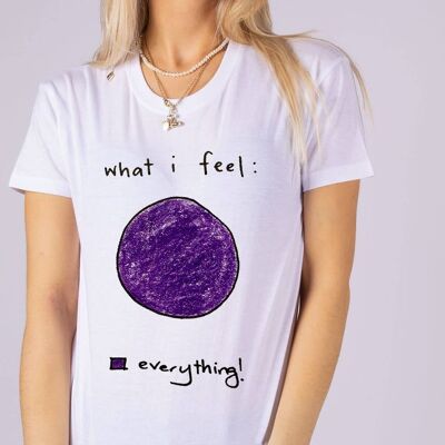 T-Shirt "Everything"__XS / Bianco