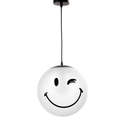 Smiley BIRBO suspension lamp in white