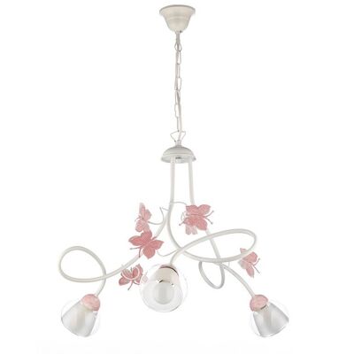 3-light Butterfly chandelier