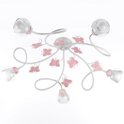 Butterfly 5-light ceiling light