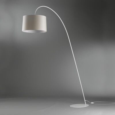 White Lausanne floor lamp