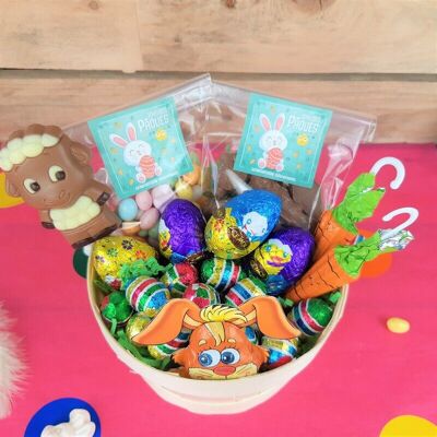Gourmet Easter basket - Candies and chocolates