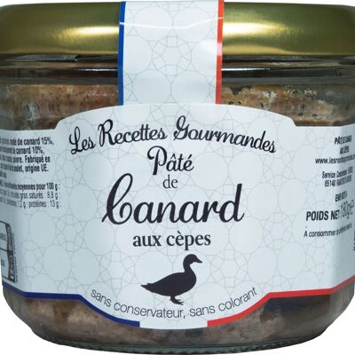 Verrine Duck Pâté with Porcini Mushrooms 180g