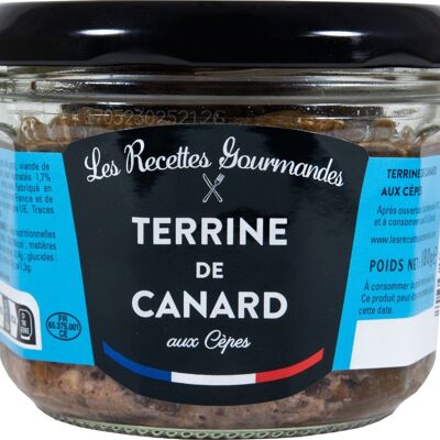 Verrine Patè di Anatra con Funghi Porcini 180g