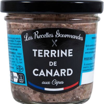 Verrine Pâté de Canard aux Cèpes 90g