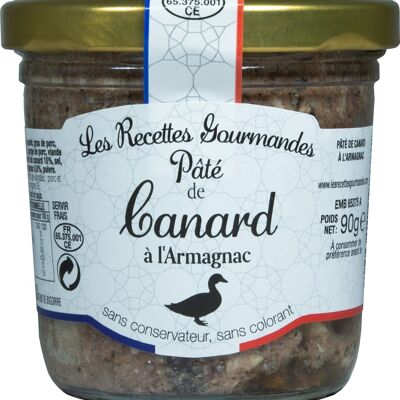 Verrine Pâté de Canard à l'Armagnac 90g