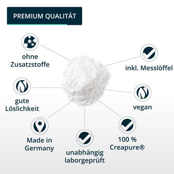brandl® créatine CREAPURE créatine monohydrate en poudre 500g | 100% fabriqué en Allemagne 4