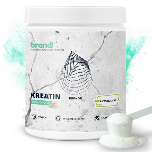 brandl®  Kreatin CREAPURE Creatin Monohydrat Pulver 500g | 100% Made in Germany