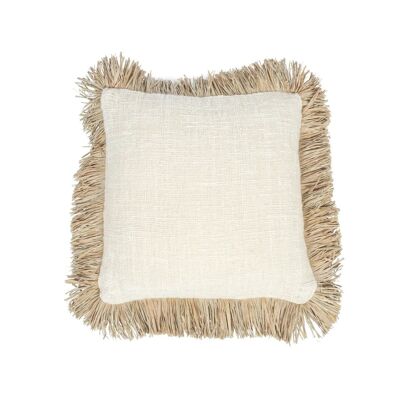 Housse de Coussin Saint Tropez - Blanc Naturel - 40x40