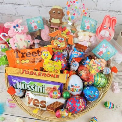 Maxi Retro Easter Candy and Chocolate Basket