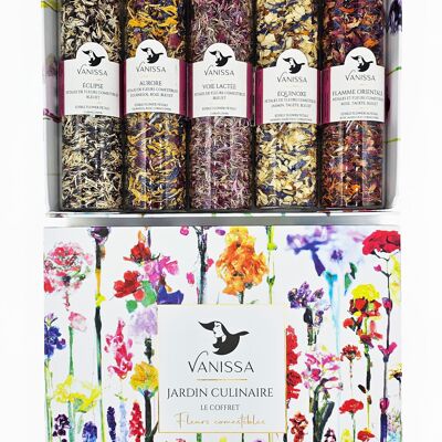 Jardín Culinario - Caja Flores Comestibles - Regalo Cocina, Gastronomía