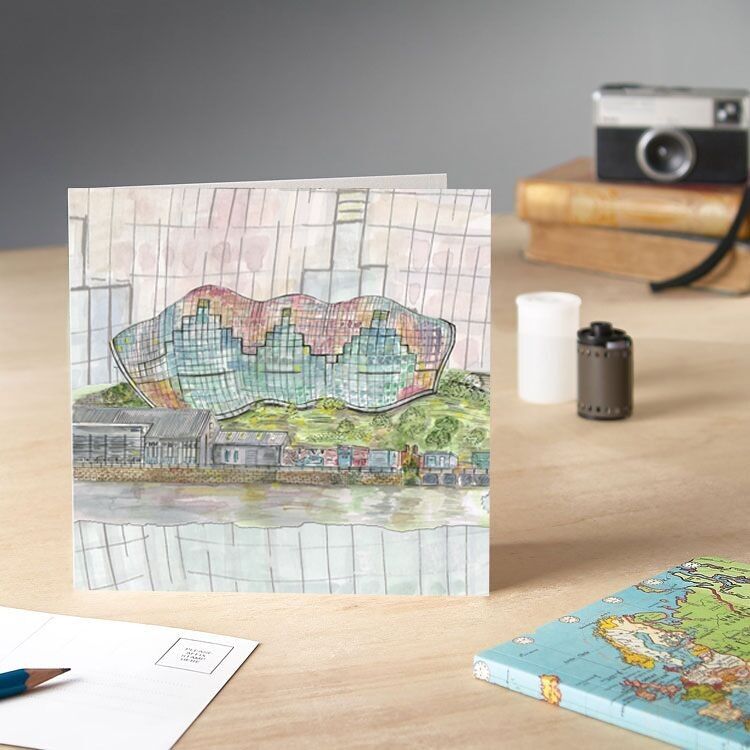 Grußkarte des Glasshouse International Center for Music