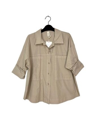 11601 Short shirt with 2 pockets 1