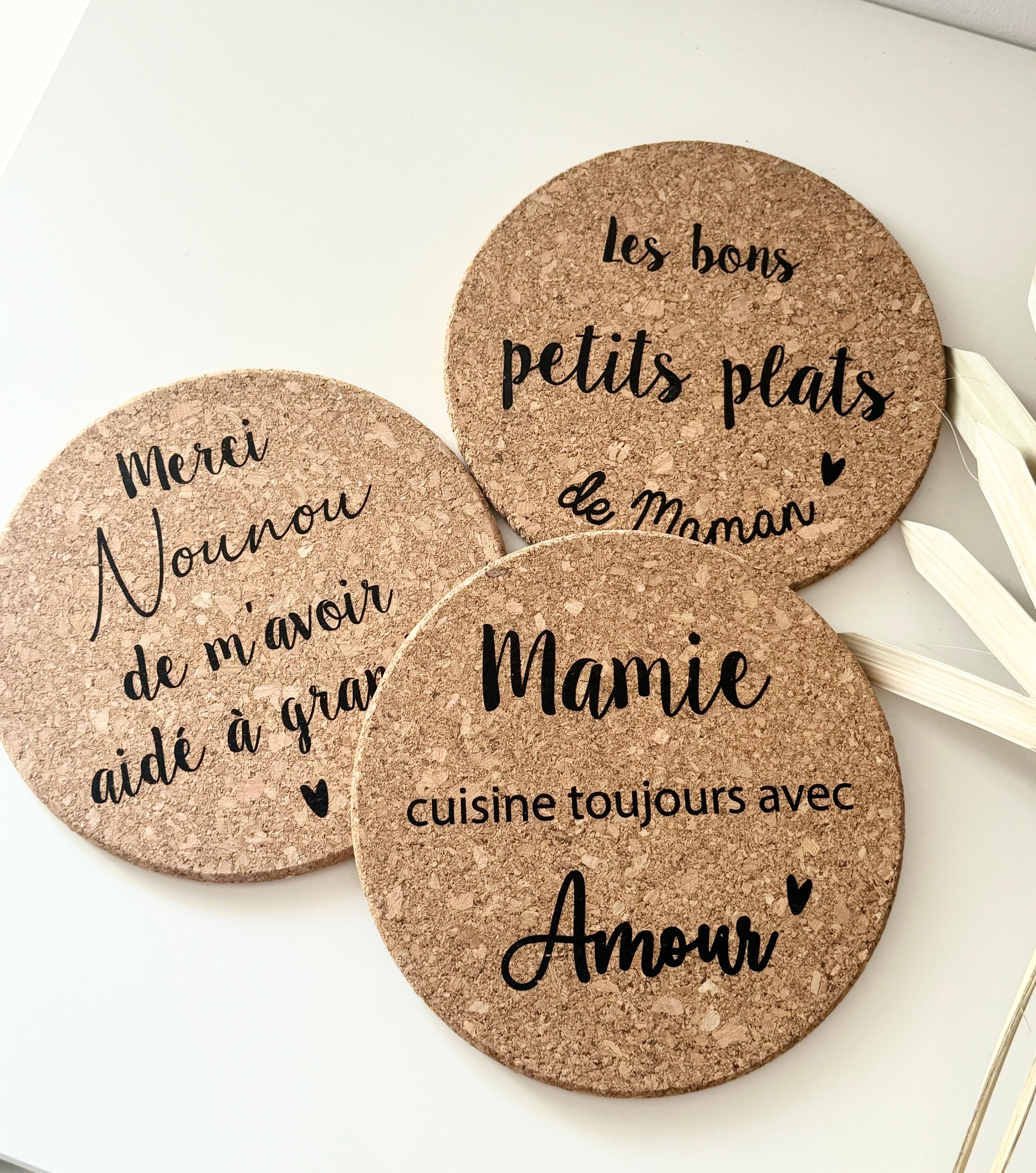 Set di 9 sottopentola - Messaggi