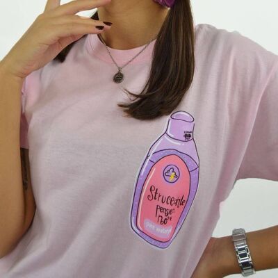 T-Shirt "Cleansing"__XL / Rosa Chiaro
