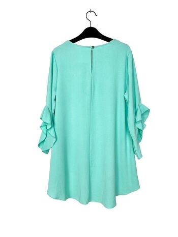 24530 Round neck tunic with frilly sleeves 8