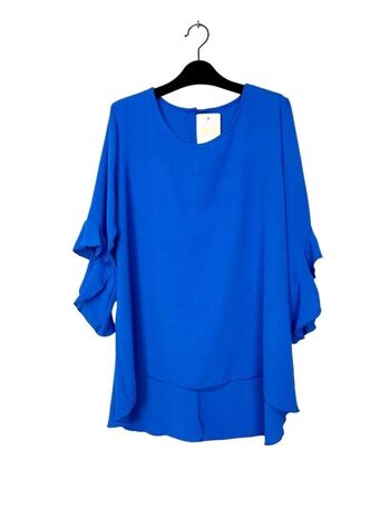 24530 Round neck tunic with frilly sleeves 9