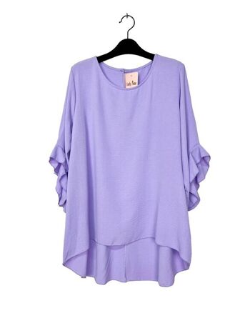 24530 Round neck tunic with frilly sleeves 15