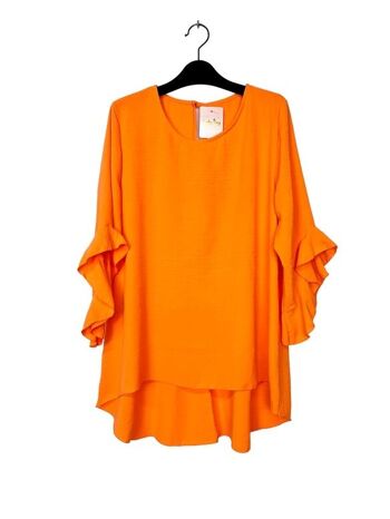24530 Round neck tunic with frilly sleeves 19