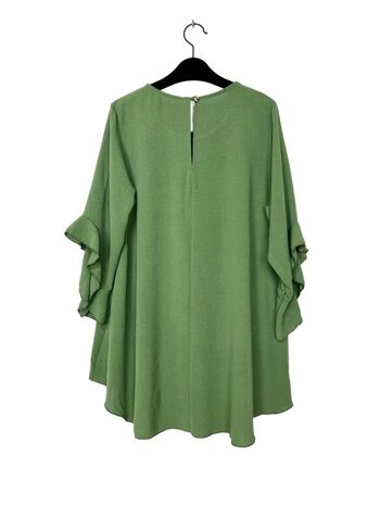 24530 Round neck tunic with frilly sleeves 22