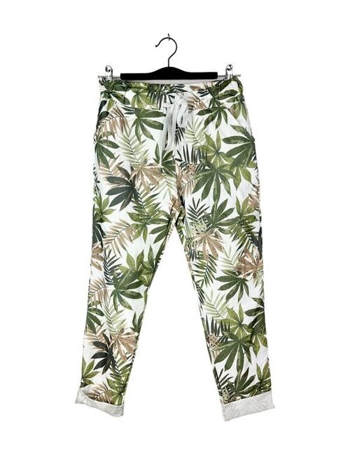 3377-01 Floral pattern pants