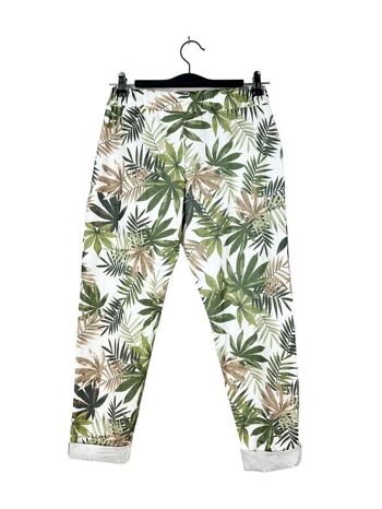 3377-01 Floral pattern pants 2