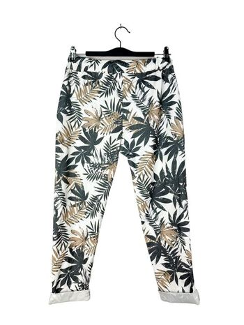 3377-02 Floral pattern pants 2