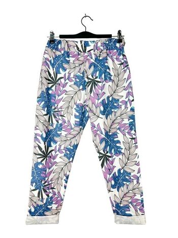3377-06 Floral pattern pants 2