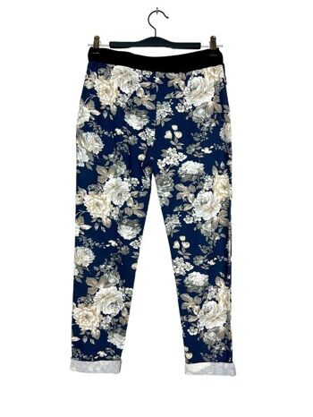 P 2929-02 printed pants with lace 2