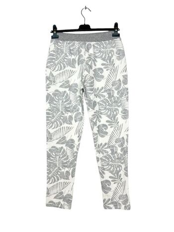 P 2929-09 printed pants with lace 2