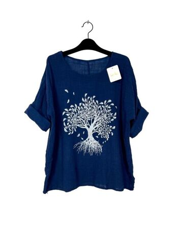 P 8003 Fine tops with rhinestone tree pattern 1