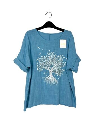 P 8003 Fine tops with rhinestone tree pattern 11