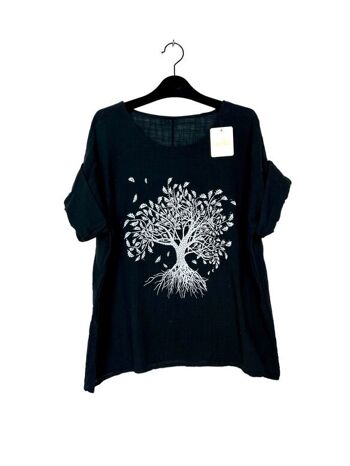 P 8003 Fine tops with rhinestone tree pattern 17