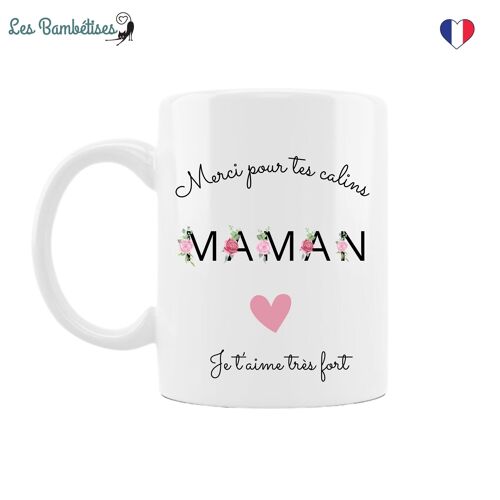 Mug Maman Lettres Fleuries